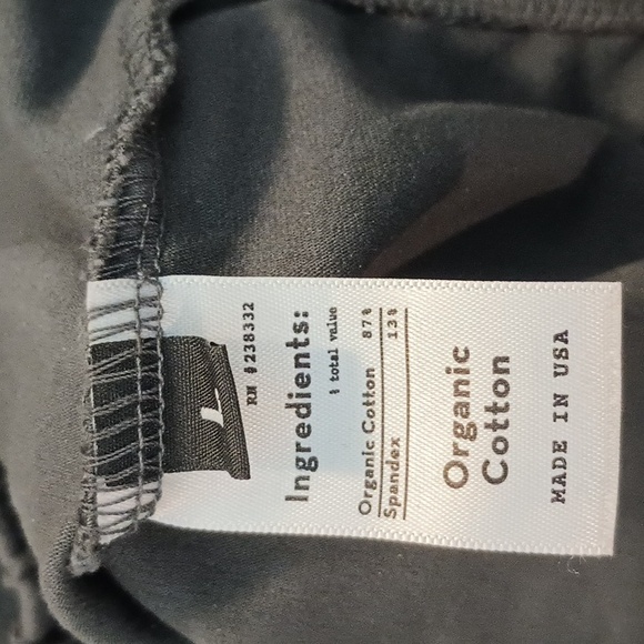 NWT Groceries Apparel organic cotton bralette charcoal grey Size L - Picture 8 of 8